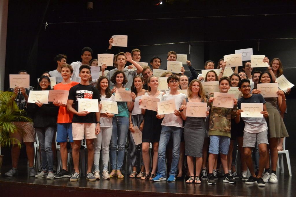 Bravo à nos élèves pour leurs excellents résultats au Brevet !