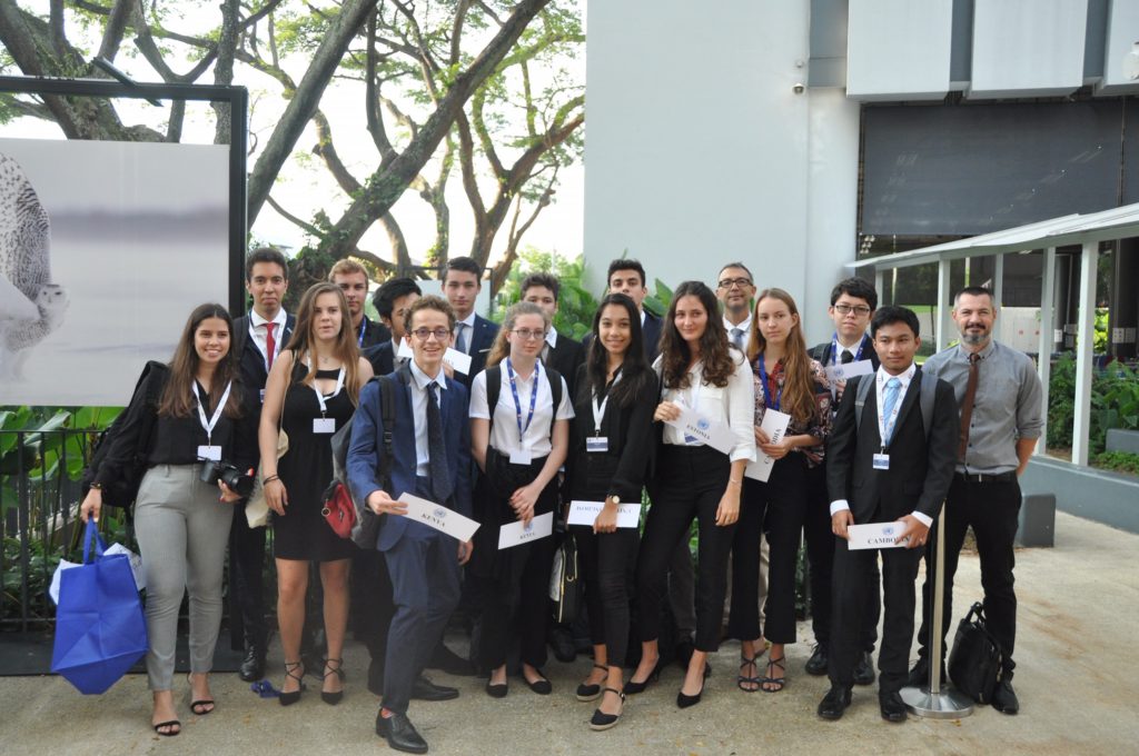 Our 1ères and Terminales pupils at the 15 edition of Simun.