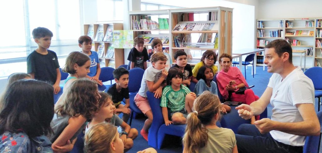 LFKL welcomed a children and young adult author, Cédric Janvier