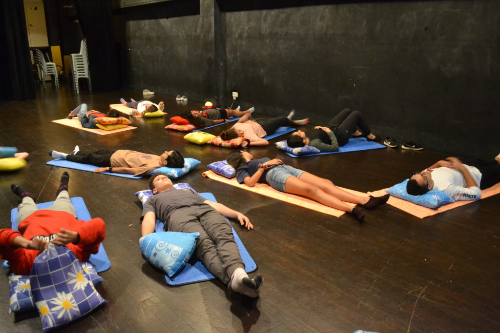 10th graders took part in a special class on the subject of sleep.