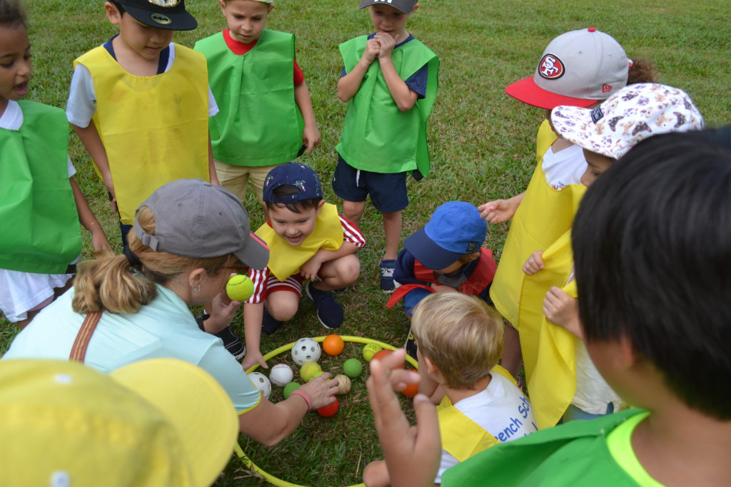 Our 4 teams of kindergarteners took part in 3 activities.