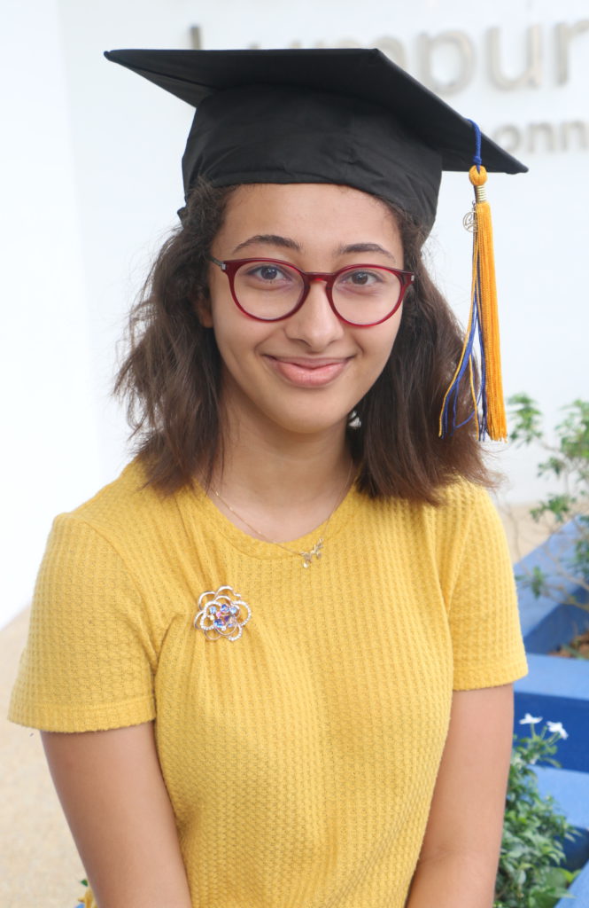 Congratulations to Aya Bouhsissin, one of our 13th graders!